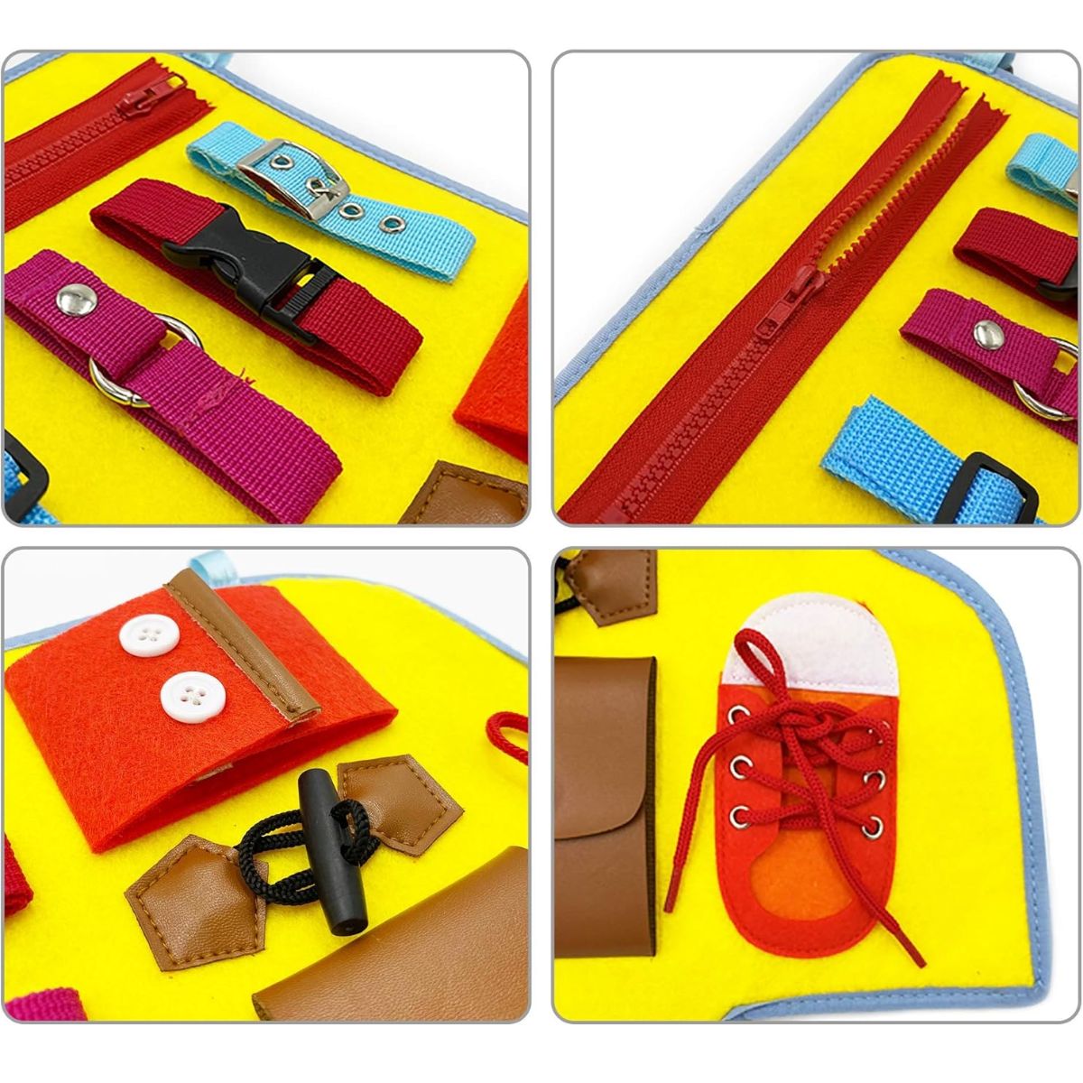 Μοντεσσόρι Εκπαιδευτικό Παιχνίδι Gcroet Montessori Toy Toddlers Busy Board Original